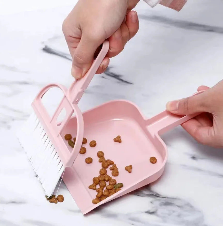 Pet Special Dustpan Broom Set Pet Waste Toilet Cat Litter Sweeper Cleaning Tool