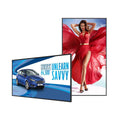 HUSHIDA 32 43 55 Inch Ultra Thin Digital Signage Advertising Display Screen Indoor Wall Mount Digital Signage Player