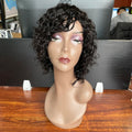 Cheap Natural Women Natural Straight Curly Hair Short Wigsvirgin Hair Burgundy Short Pixie Wigsshort Brazilian Hair Wigs