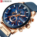 CURREN 8346 Watches Men Wrist Casual Leather Quartz Clock Fashion Chronograph Watch Male Gift Relogio Masculino Wristwatches