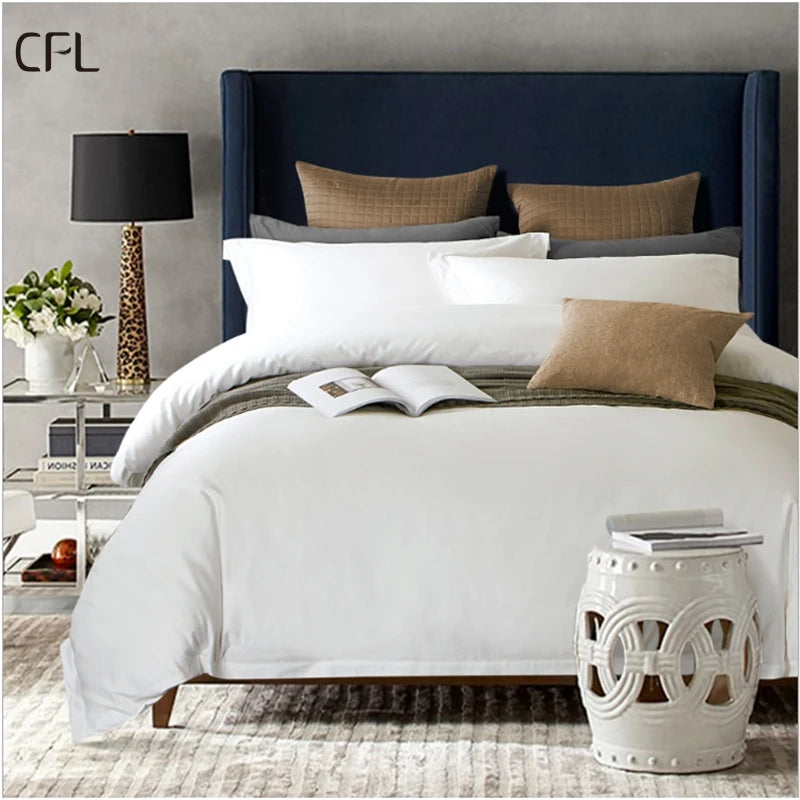Bedroom Linen Bedding Sets Hotel Supplies 100 Cotton Bed Sheet Set for Hotel Bed Bed Sheet