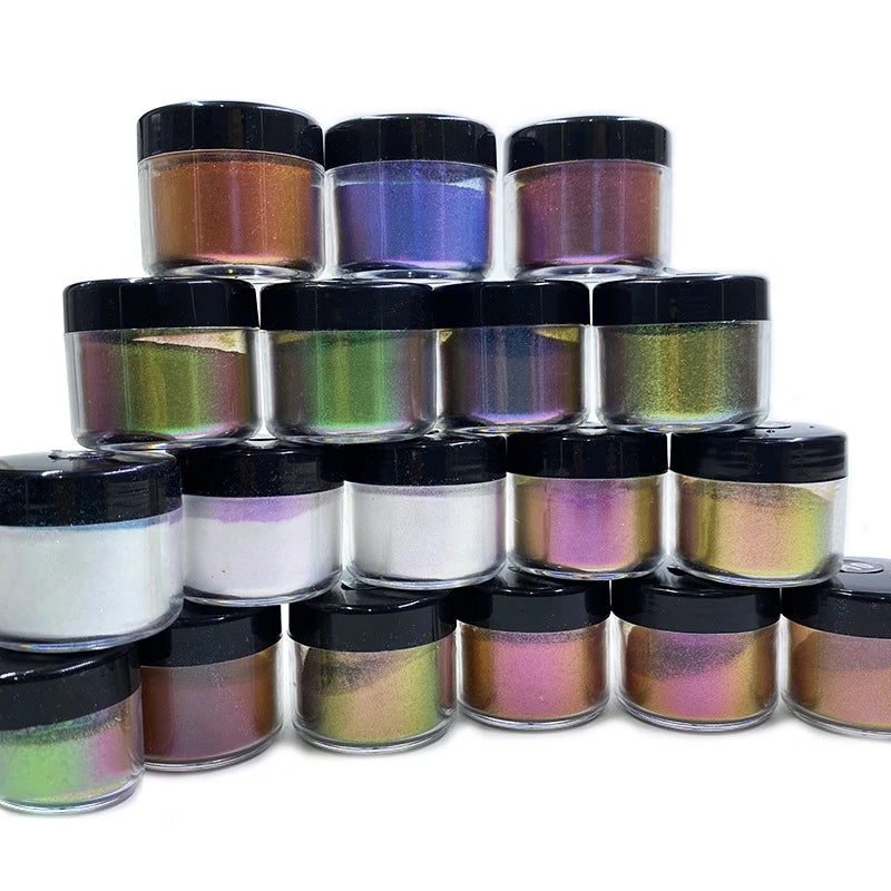 10grams Bottle Chameleon Powder Pigment for Trout & Bass Saltwater Fishing Lure Painting Supplies