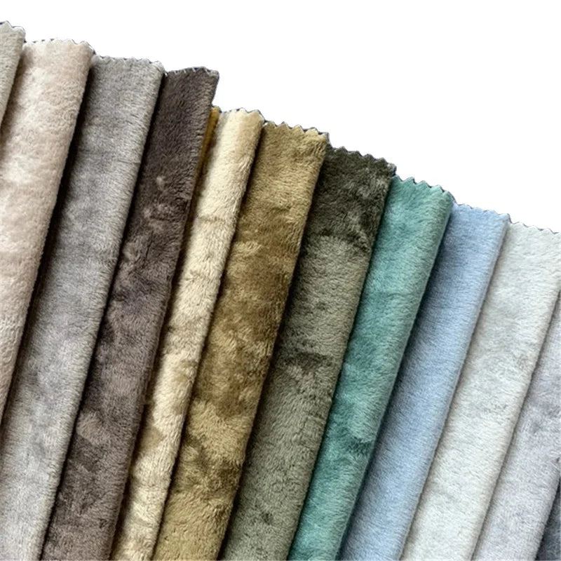 Wholesale Home Textile Pure Patterned Products Upholstery Holland Velvet Fabric for Sofa