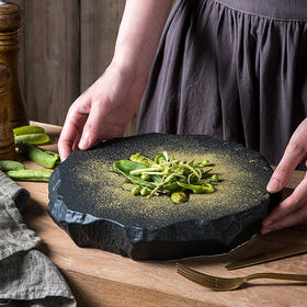 Luxe Ceramic Sushi Tray Vajilla Restaurant Dessert & Dinnerware Kitchen Tabletop Pottery Sashimi Dish Dishes & Plates