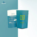 Biodegradable Food Packaging Stand up Pouch Eco Friendly Teeth Whitening Strips Doypack Kraft Paper Ziplock Bag