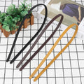 1.0cm Wide PU Leather Handles Leather Straps for DIY Bags With Pre-punched Holes for Handbag Handle Replacement
