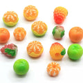 Simulated Fruit Cabochon Resin Graps Peeled Orange Resin Embellishment Photography Props