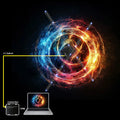 Hot Sales 65cm 3D Hologram Fan with Real-Time Synchronization for Computer Interactive Advertising and Visual Engagement