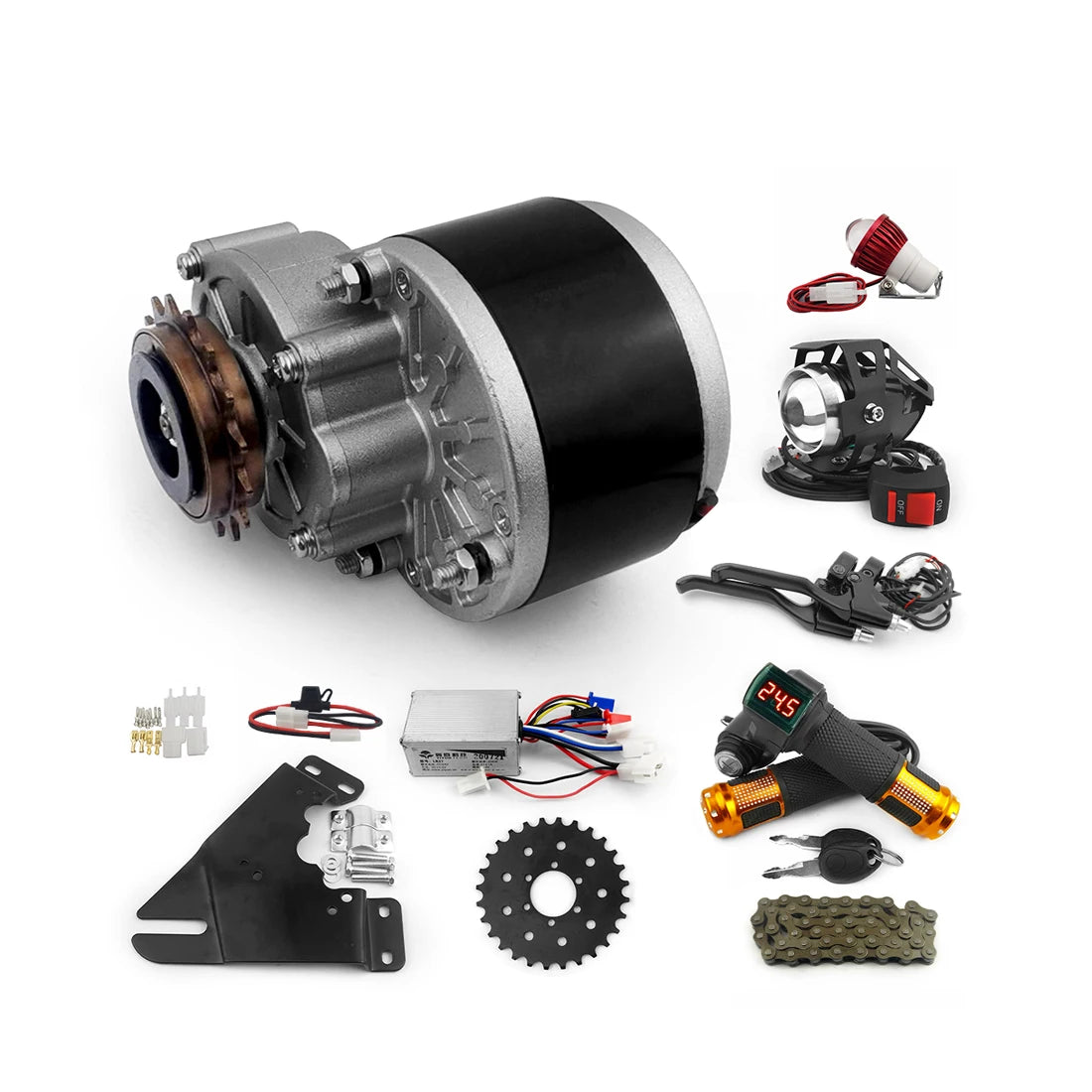 L-faster DIY 250w Electric Bicycle Part 27.5 Electric Bike Kit