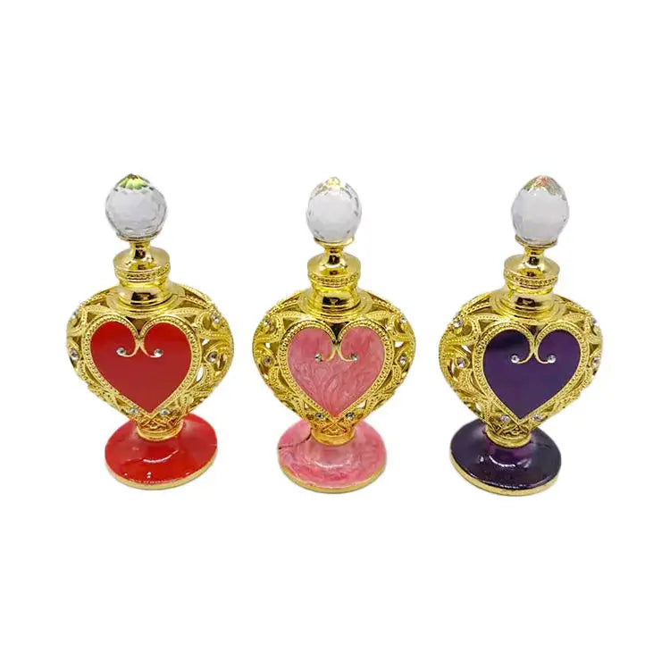 Arabic Style Zinc Metal Bottle 10ml Oil Perfume Bottle