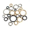 Various Size Bag Hanger Accessories Trendy Whole Sale Metal Spring O Ring for Key Chain Bag Strap Connecting Hanging Buckle Open