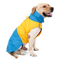 Dog Waterproof Apparel Pet Supplies - Dog Camo Windbreaker Color Block Dog Clothes Dog Raincoat with Waterproof and Reflective
