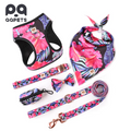 Pet Cat Harness Leash and Collar Set Luxury With Metal Buckle Custom Designers No Pull Personalized Soft Vest Cat Harness Set