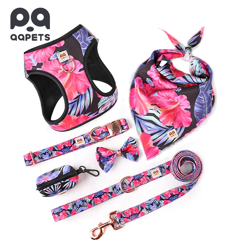 Pet Cat Harness Leash and Collar Set Luxury With Metal Buckle Custom Designers No Pull Personalized Soft Vest Cat Harness Set