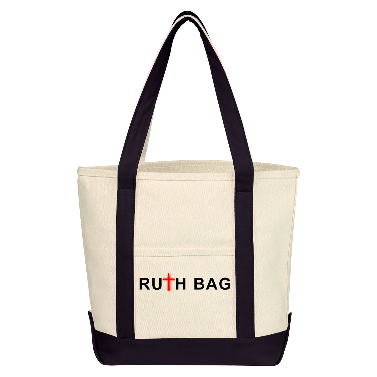 Ruthbag Durable Customized Large Fashion Tote Bag Premium Burlap Canvas Cotton Shopping Bag Best Seller