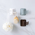 Simple Household Bathroom Kitchen Shelf Multi-function Free Punching Seamless Hook Rotating Hook Strong Viscose Towel Rack