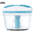 Kitchen Accessories Manual Garlic Chopper with Container Stainless Steel Cooking Tool