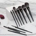 Luxury Wooden Powder Synthetic Premium Natural Hair Custom Logo Eye Oem Professional Makeup Brush Set Bulk Buy