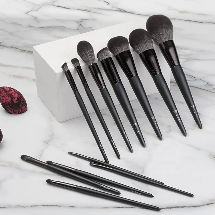 Luxury Wooden Powder Synthetic Premium Natural Hair Custom Logo Eye Oem Professional Makeup Brush Set Bulk Buy