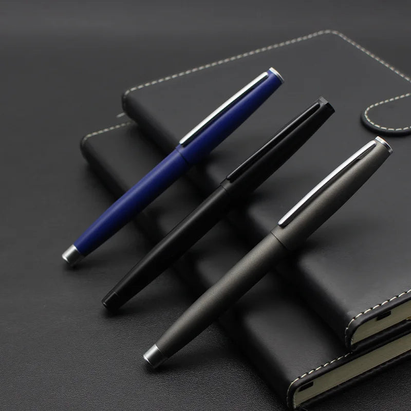 Business Black Matte Signature Metal Bead Pen Metal Neutral Pen Gift Pen LOGO Manufacturer Supply