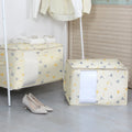 Large Capacity Fabric Clothing Organizer Quilt Storage Bag with Wardrobe for Convenient Quilt Management