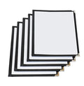 Customized A4 PVC Transparent Single Menu Cover for Coffee bar