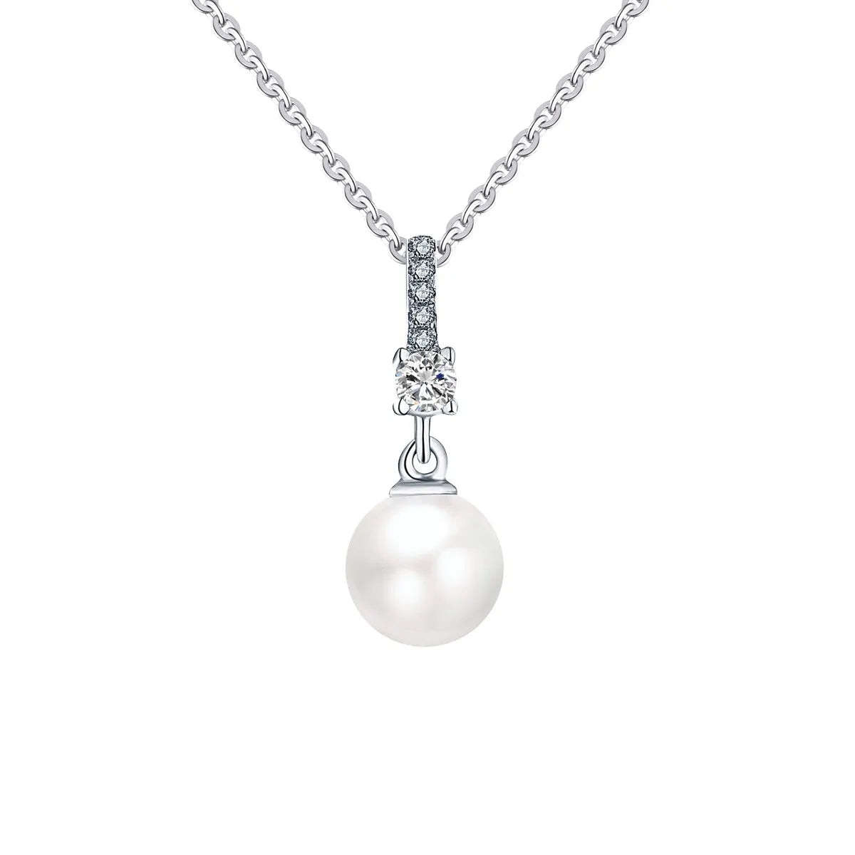 Luxury Mother of Pearl Pendant 925 Sterling Silver Necklace Women Hot Sale Fashion Fine Jewelry Wedding Gift