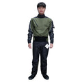 Custom Men's Waterproof All-out Warm Drysuits 3-layer Breathable Racing Whitewater Kayaking Dry Suit With Neoprene Collar