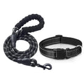 Non-slip Wear-resistant Foam Handle Nylon Dog Collar and Leash Set Collar De Perro Y Correa