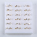 Wholesale Cheap Pearl Ring Women Jewelry Freshwater Adjustable Pearl Rings