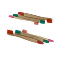 Henan Green Food Brand Biodegradable Charcoal Bulk Bamboo Toothbrush With Soft Bristle