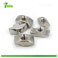 Drop in T Nut Roll-In T-Slot Nuts With Spring Loaded Ball Slot 8 for 4040 Series Aluminum Profile