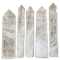 Wholesale Natural Quartz Large Crystal Point Wands Clear Quartz Tower for Decoration