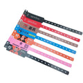 Festival Party Supply One Time Use Waterproof Numbered Identification Wristband Composite Custom Plastic Bracelets for Events