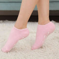 Disposable Non-Slip Gel Socks for Winter Moisturizing and Friction Resistant Heel Protective and Cracked Socks