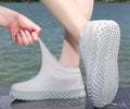 Thickness Silicon Waterproof Shoe Cover Rubber Non-Slip Water Shoes Protector Rain Cover Boot Men Rain Boots Factory Overshoes