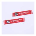 Custom New Design Clothes Clothing logo Labels Woven Red Background End Fold Garment Sustainable Clothing Labels