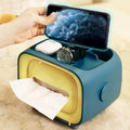Modern Style TV Shape ABS and Paper Storage Box Side Opening Design Magnetic Tissue Box Cover for Home Use