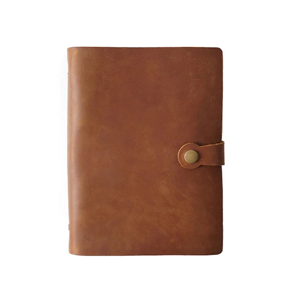 Vintage Leather Notebook Portable Diary Graffiti Sketchbook Nature Cowhide Creative Handmade Cover Notebook Stationery Supplies