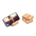 Customizable Logo Single Slot Solid Wood Phone Stand Portable Phone Holder for Desk