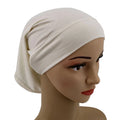 Cotton Bonnet Under Scarf Hat Cotton Head Cover Inner Muslim Inner Hijabs Cap Turban for Women