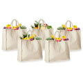 Manufacturer Direct Sales Grocery Shopping Tote Organic Cotton Bag Logo Printed Reusable Durable Coated Canvas Bag MegaBDM