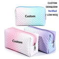 High Quality PU Waterproof Cosmetic Bag with Fashionable Zipper Closure Factory Direct New Product for Wholesale Sale