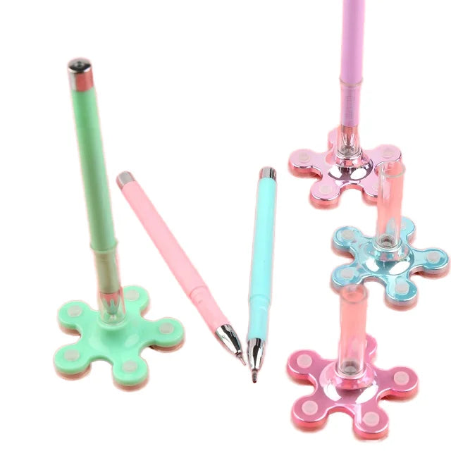 Solid Colored Cute Kawaii Five Claws Chuck Desk Gel Ink Pen with logo MegaBDM