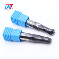 UNT Solid Tungsten Carbide CNC Cutting Tools HRC45 2 Flutes Ball Nose End Mill Cutters For Steel