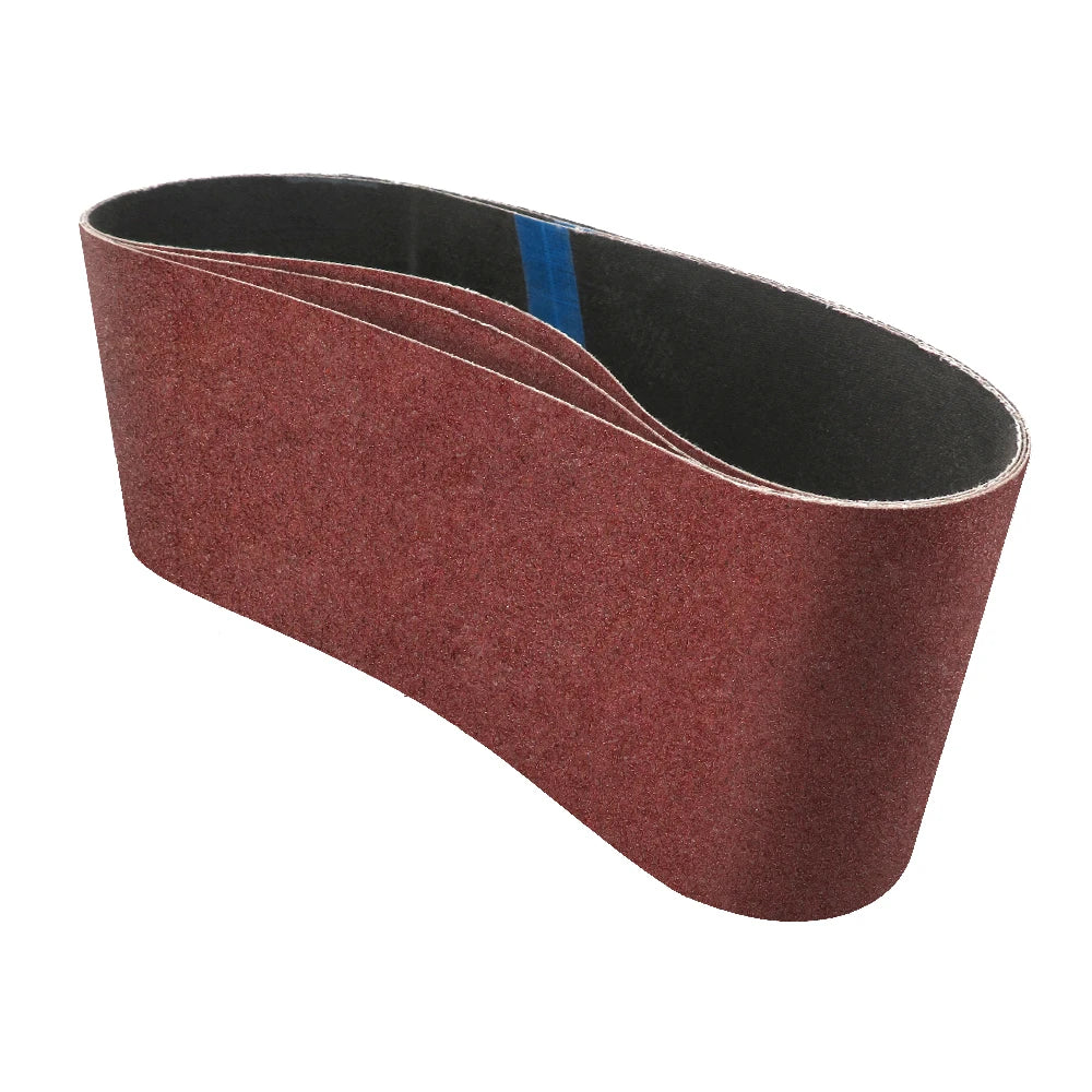 Vibratite 102*610mm Red Sanding Bands Abrasive Sanding Belt for Polishing Metal and Stainless Steel