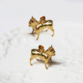 Dainty Women Rose Flower Charm Queen Crown Pendant Stainless Steel Horse Pendant 18k Gold Men Animal Jewelry Pet Dog Pendant