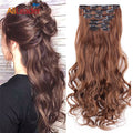 AliLeader 22" Ombre Synthetic Hair Piece 23 Colors 6pcs/pack 16 Clips Wholesale Price High Temperature Fiber Hair Extensions