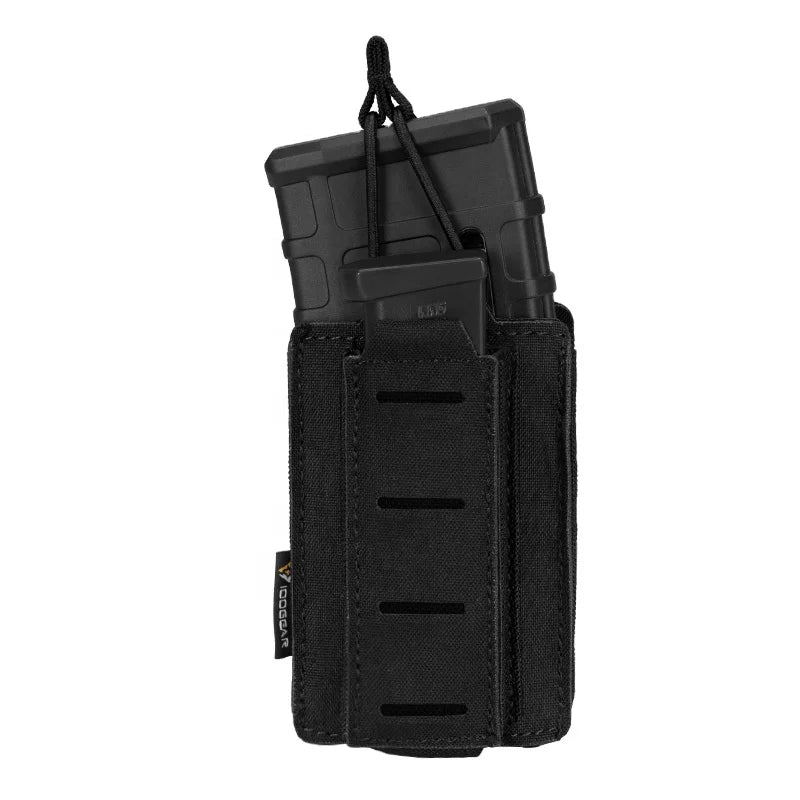 IDOGEAR New Arrival Magazine Pouch Tactical Open Top MOLLE Single Mag Pouches for  5.56mm & 9mm Mags