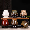 Traditional Matcha Kit Whisk Stand Color Glazed Bamboo Chasen Porcelain Holder Ceramic Matcha Whisk Holder